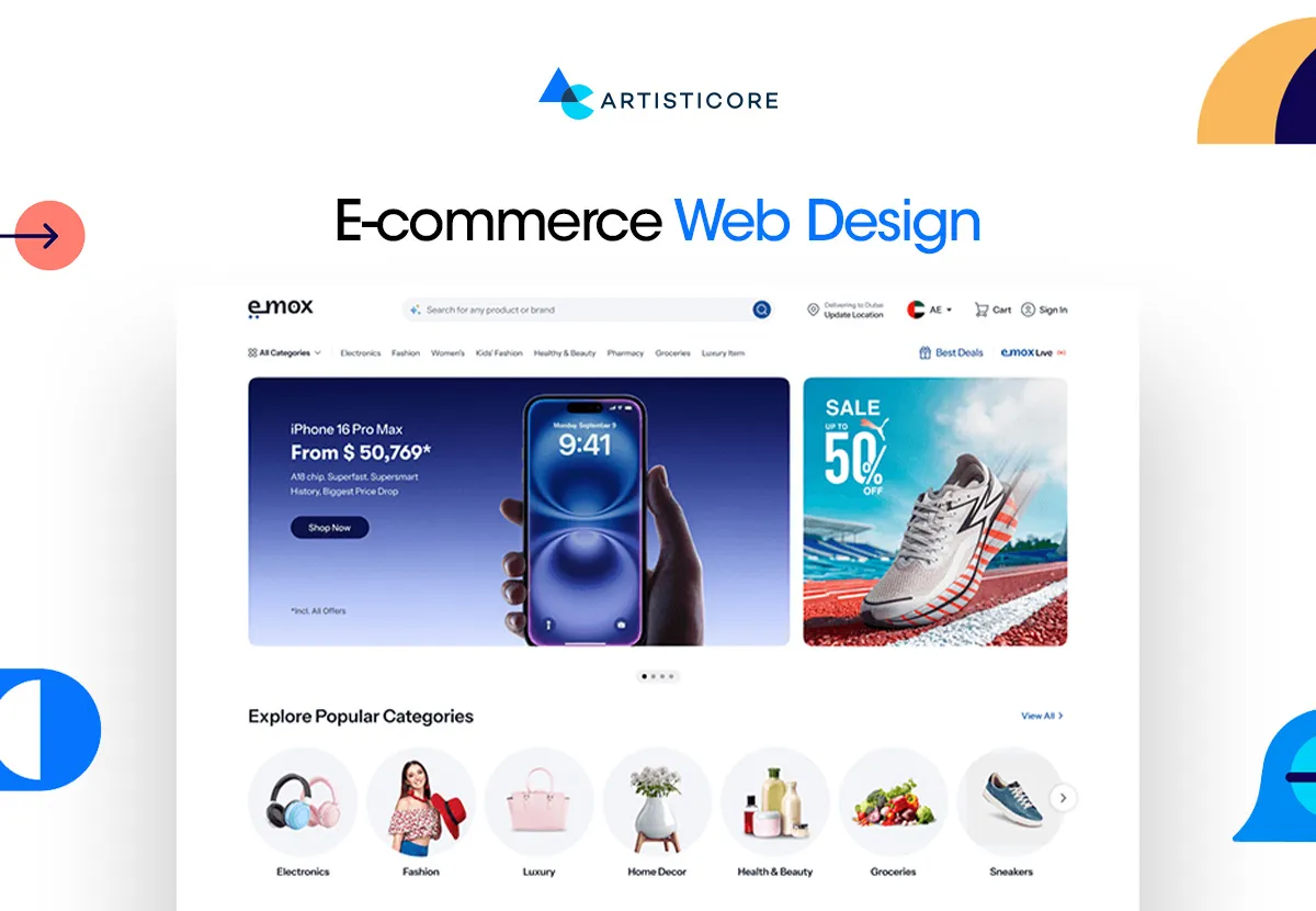 E-commerce Web Design