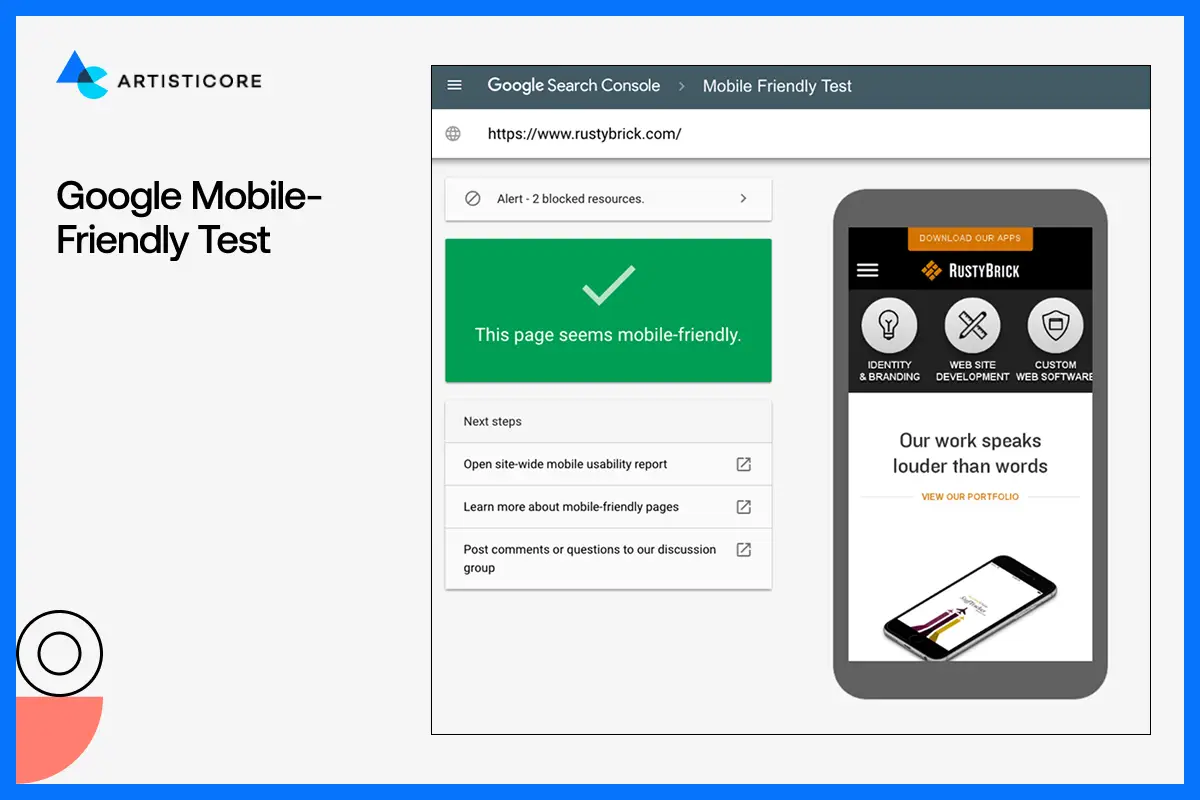 Google Mobile-Friendly Test