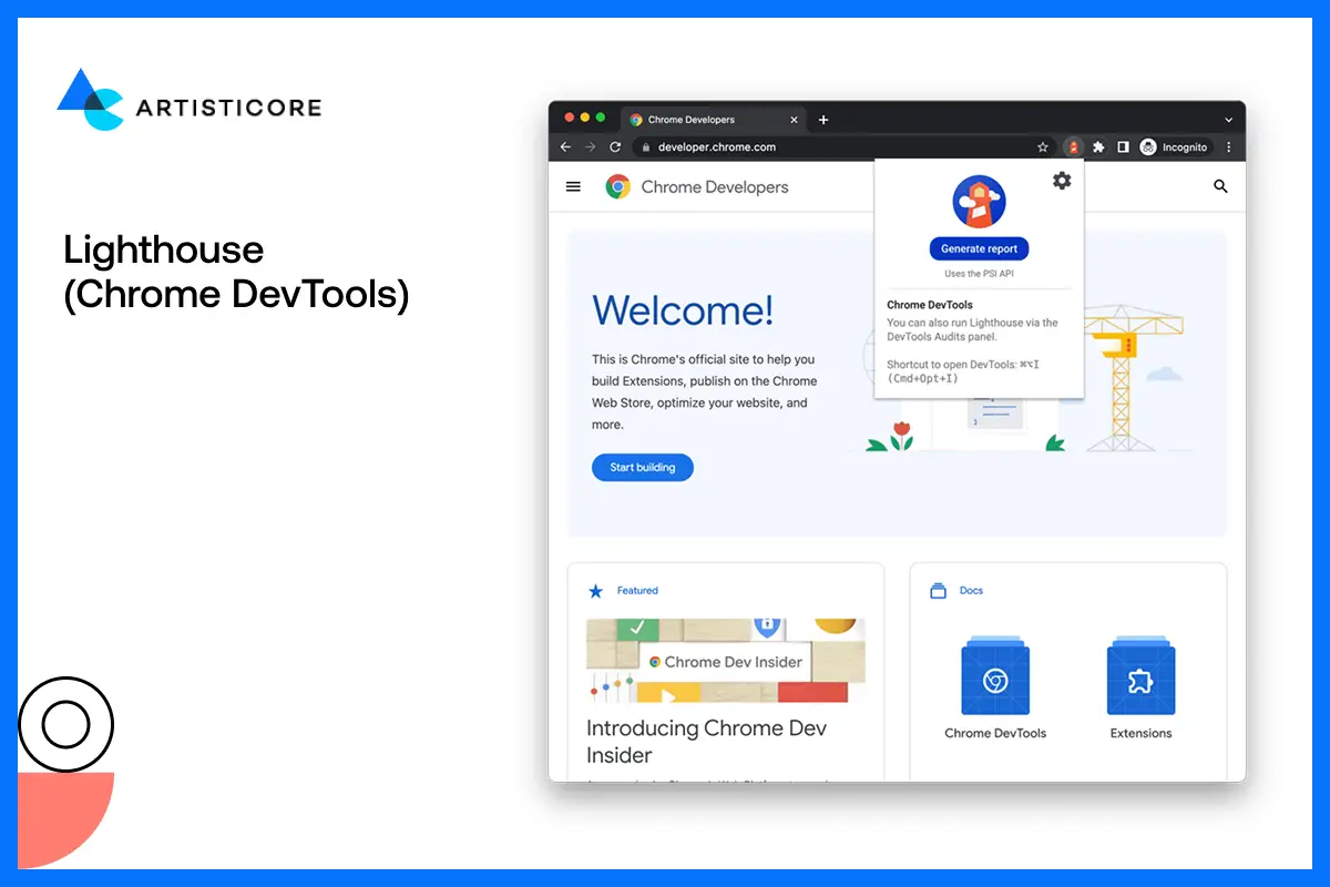 Lighthouse (Chrome DevTools)