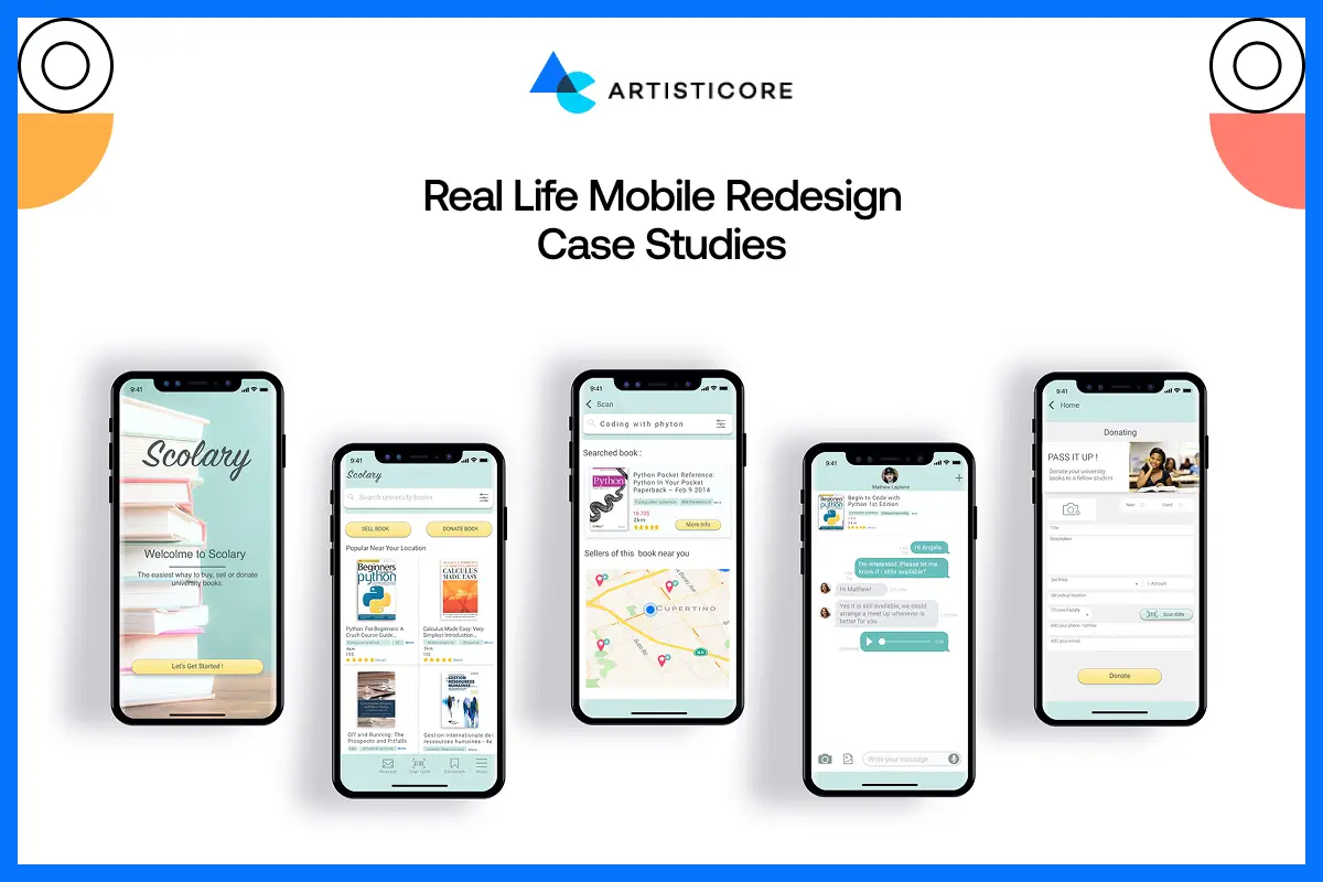 Real Life Mobile Redesign Case Studies