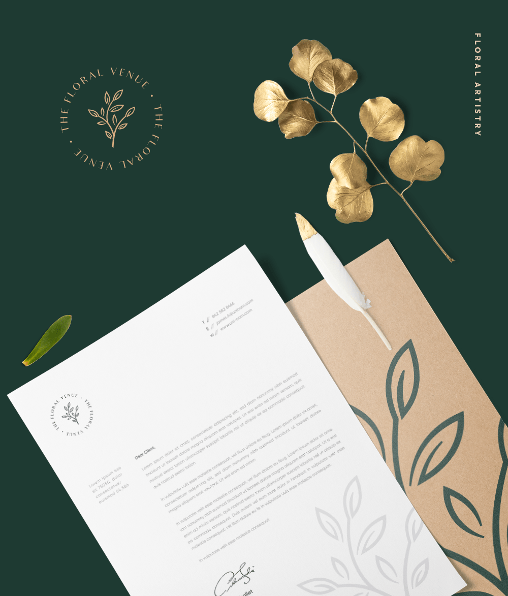 The Floral Venue Brand Identity