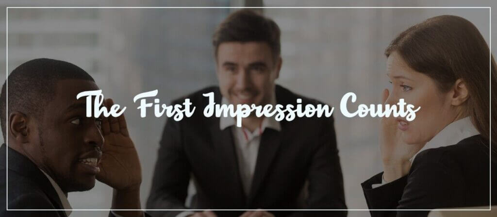 The first impression
