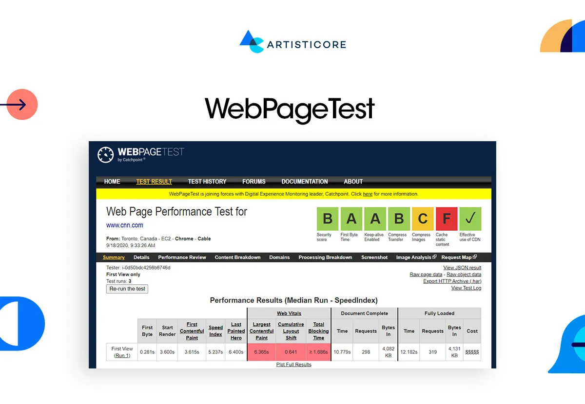 WebPageTest