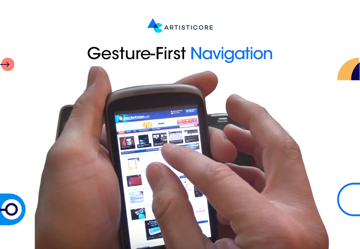 Gesture-First Navigation