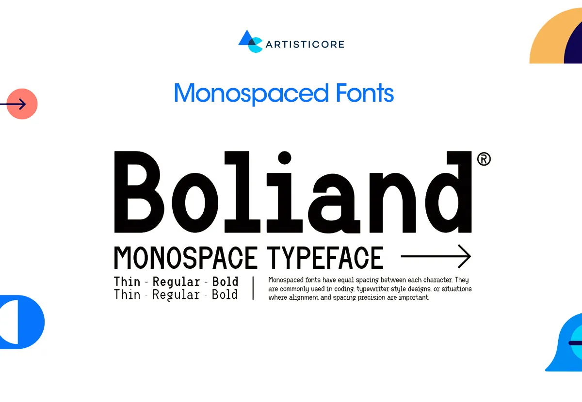 Monospaced Fonts