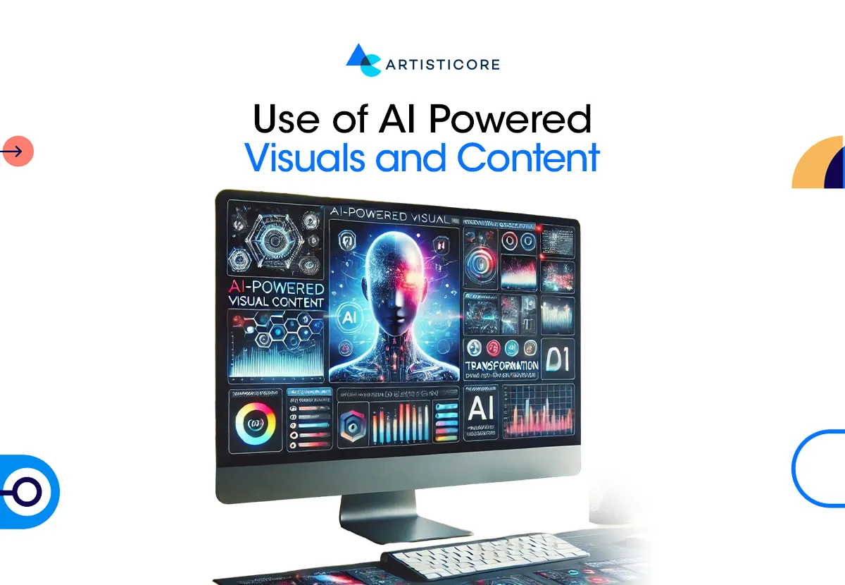 Use of AI Powered Visuals and Content