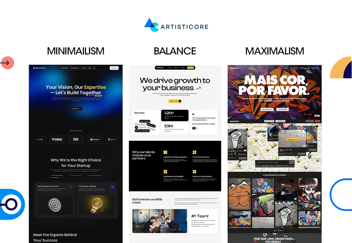 Minimalism/ Maximalism Balance