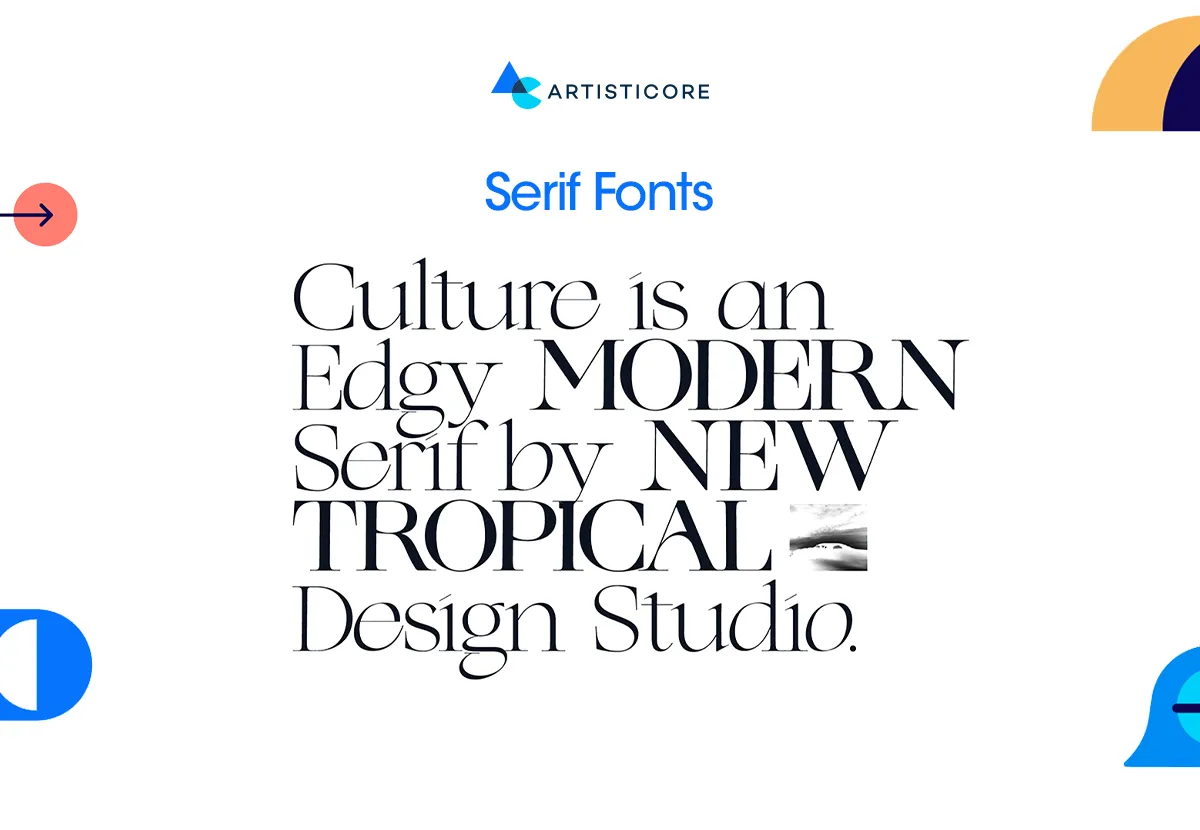 Serif Typography
