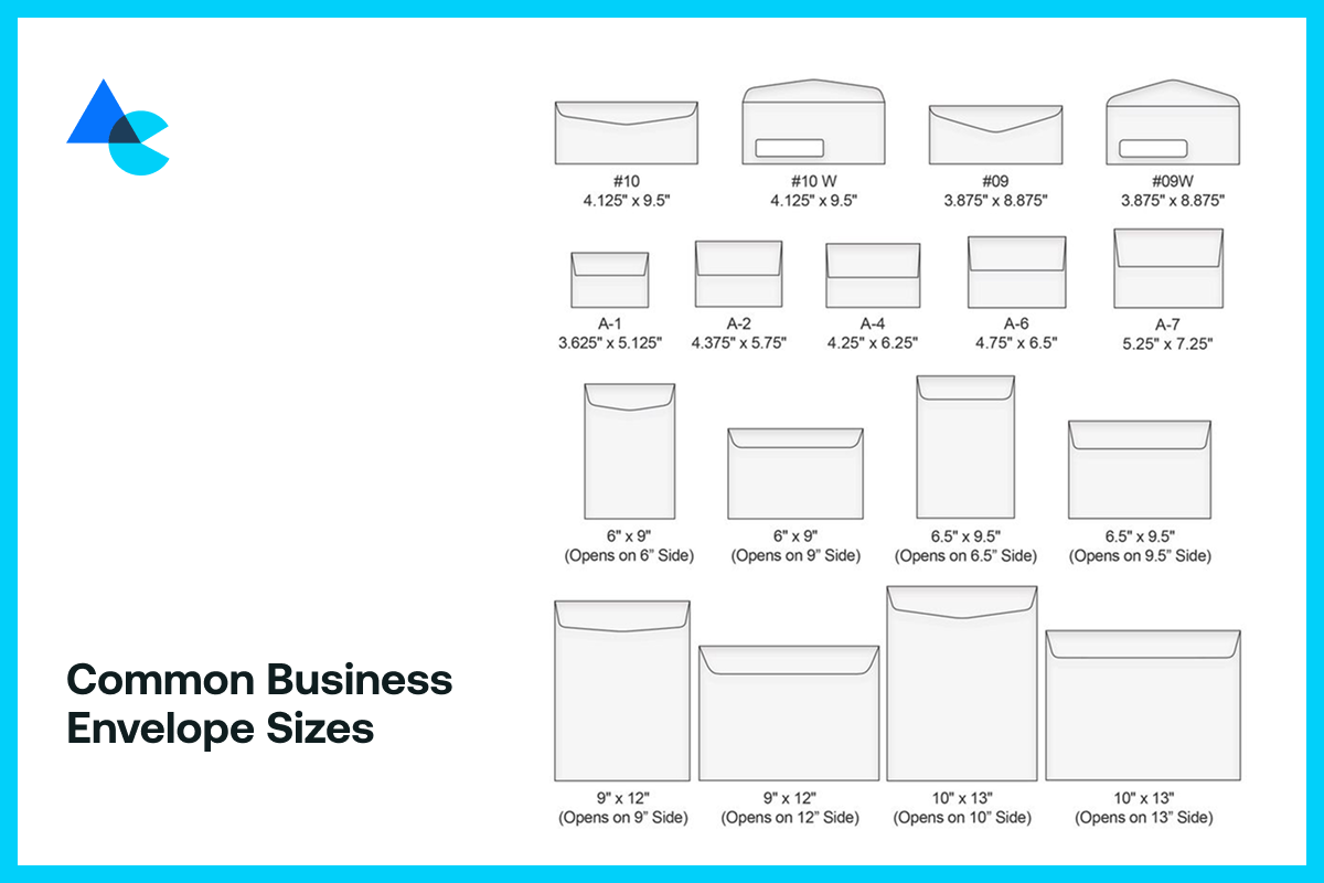 Common Business Envelope Sizes