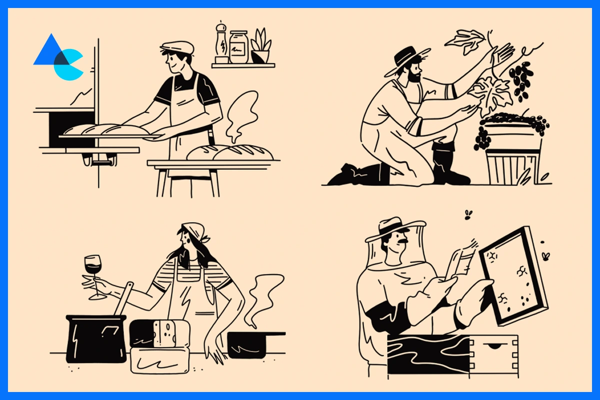 Line Art Illustration