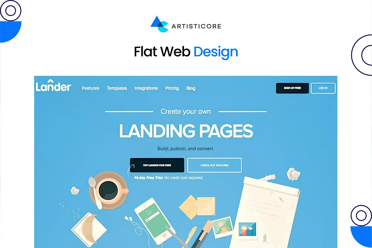 Flat Web Design