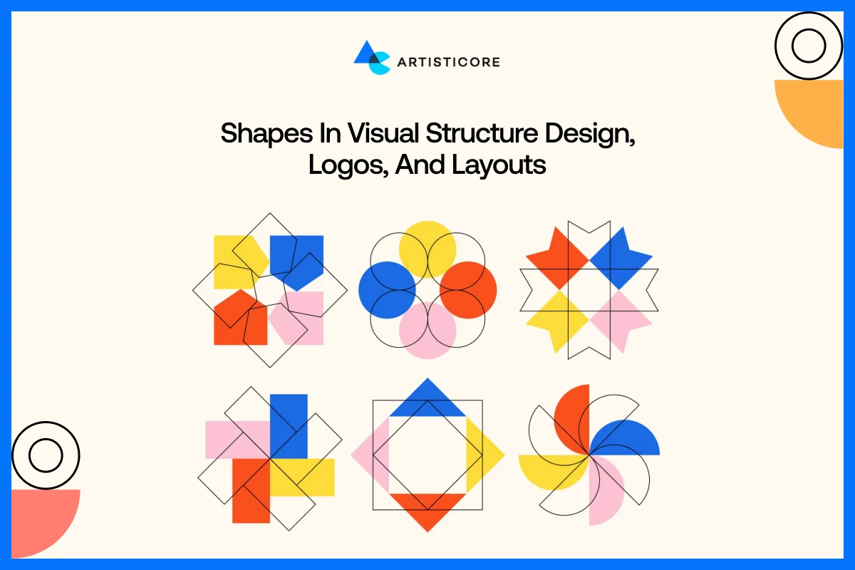 Shapes in Visual Structure Design, Logos, and Layouts