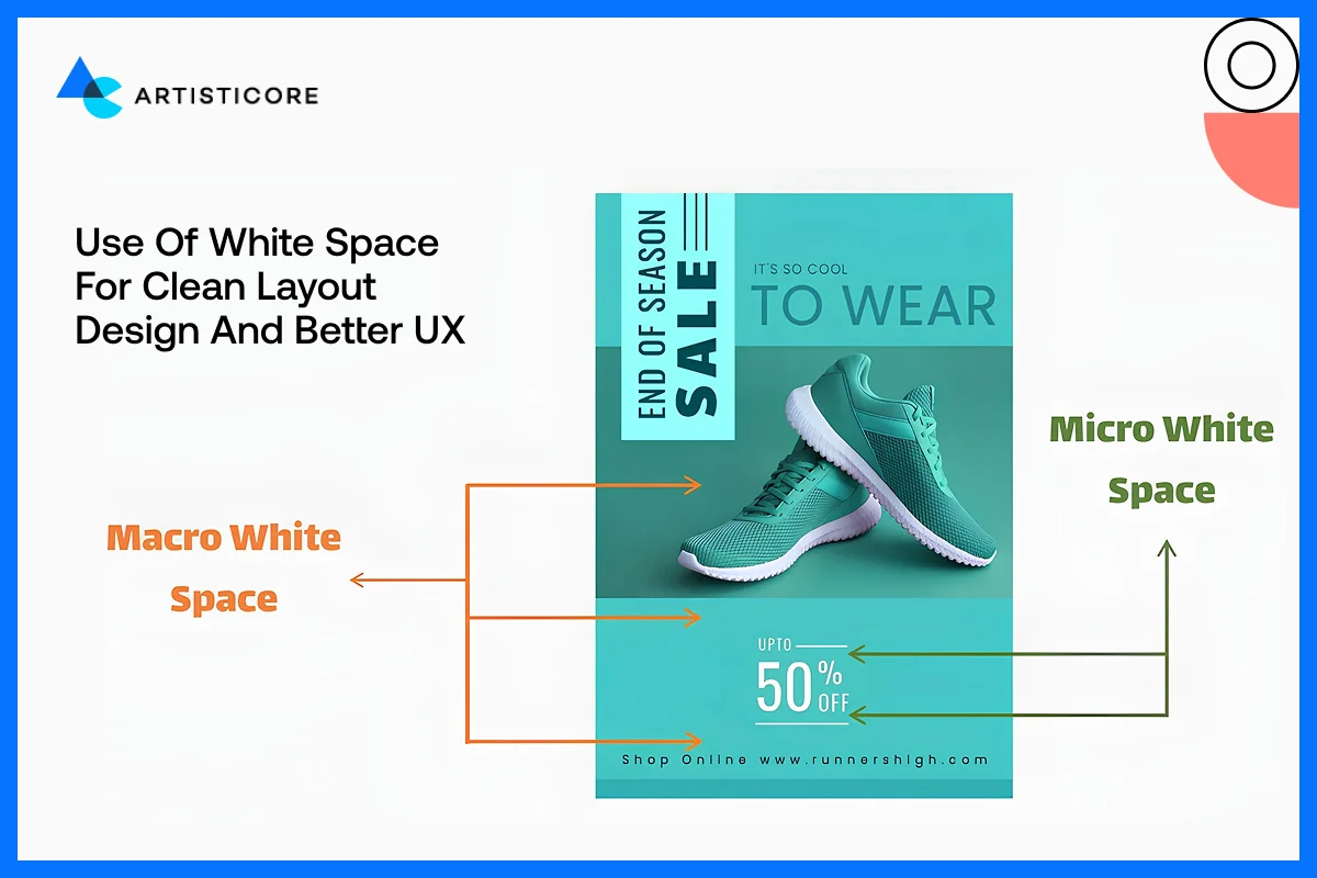 Use of White Space for Clean Layout Design and Better UX