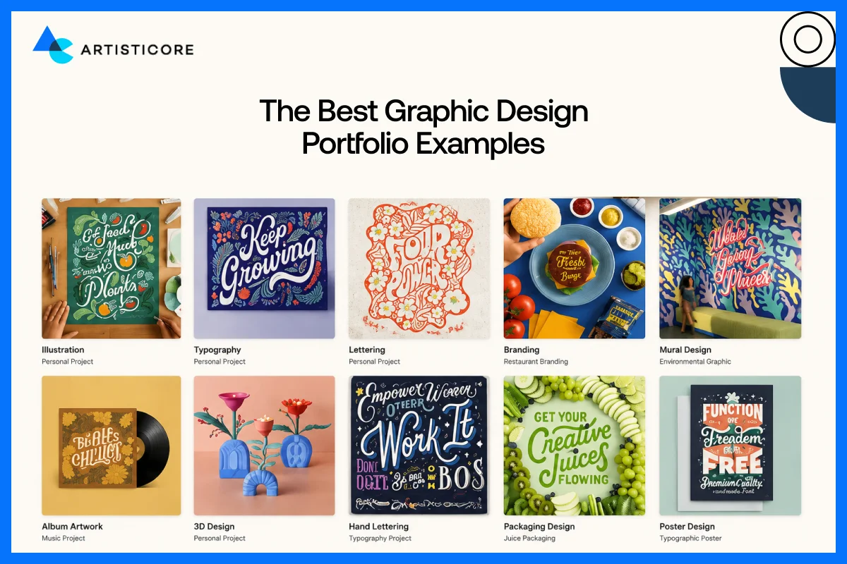 Graphic Design Portfolio Examples to Inspire You